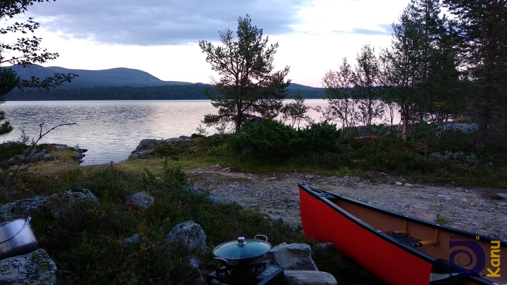 Übernachtung am Fjellgutusjøen, Norwegen.