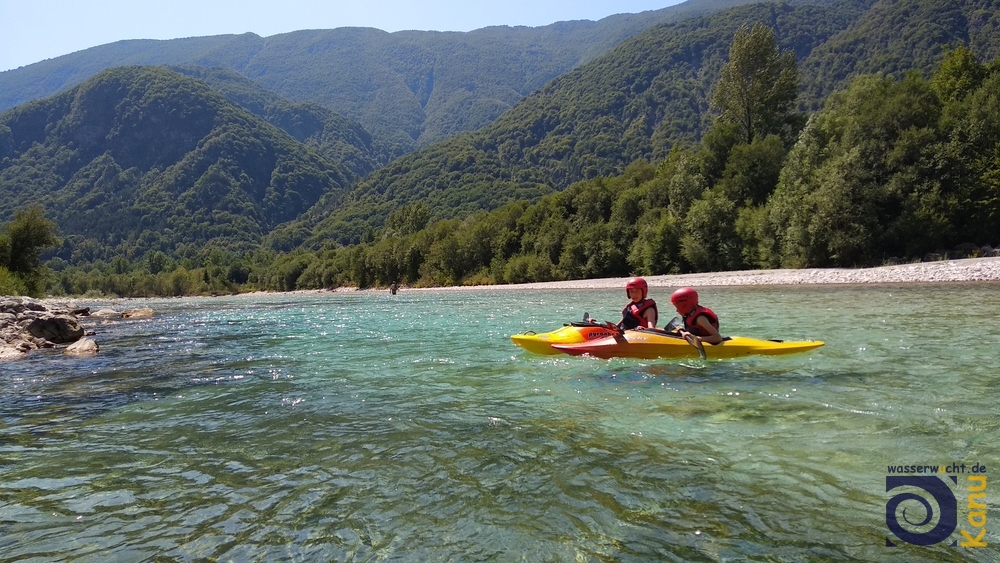 Auf der Soča zwischen Boka und Srpenica I.