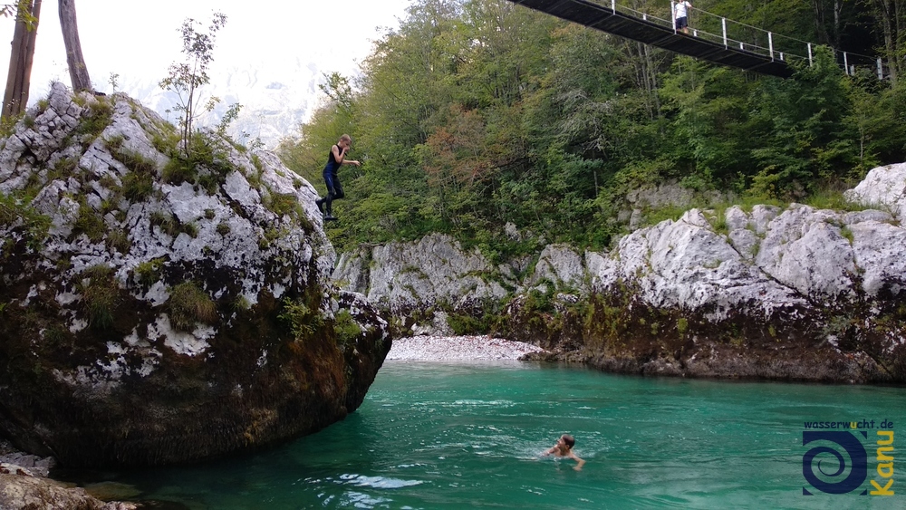 An der Soča bei Kobarid.