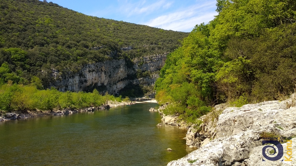In der Schlucht der Ardèche