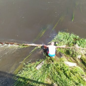 Beseitigen einer Gefahrenstelle nach Hochwasser